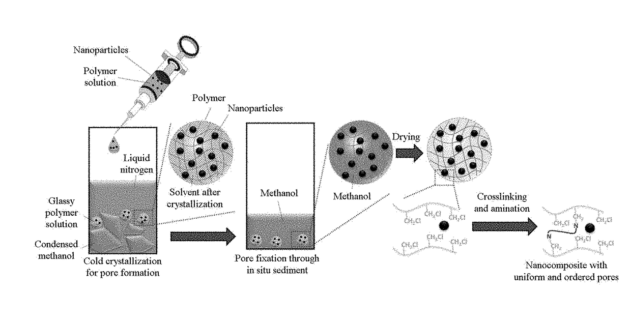 Resin nanocomposite, method for preparing the same, and method for treating sewage with the same