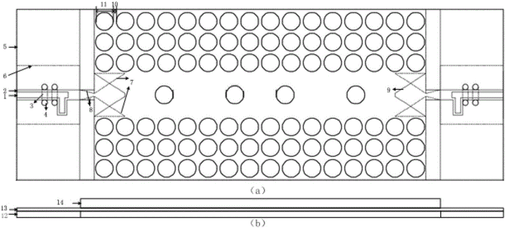 Bandpass filter based on substrate integrated non-radiative dielectric waveguide