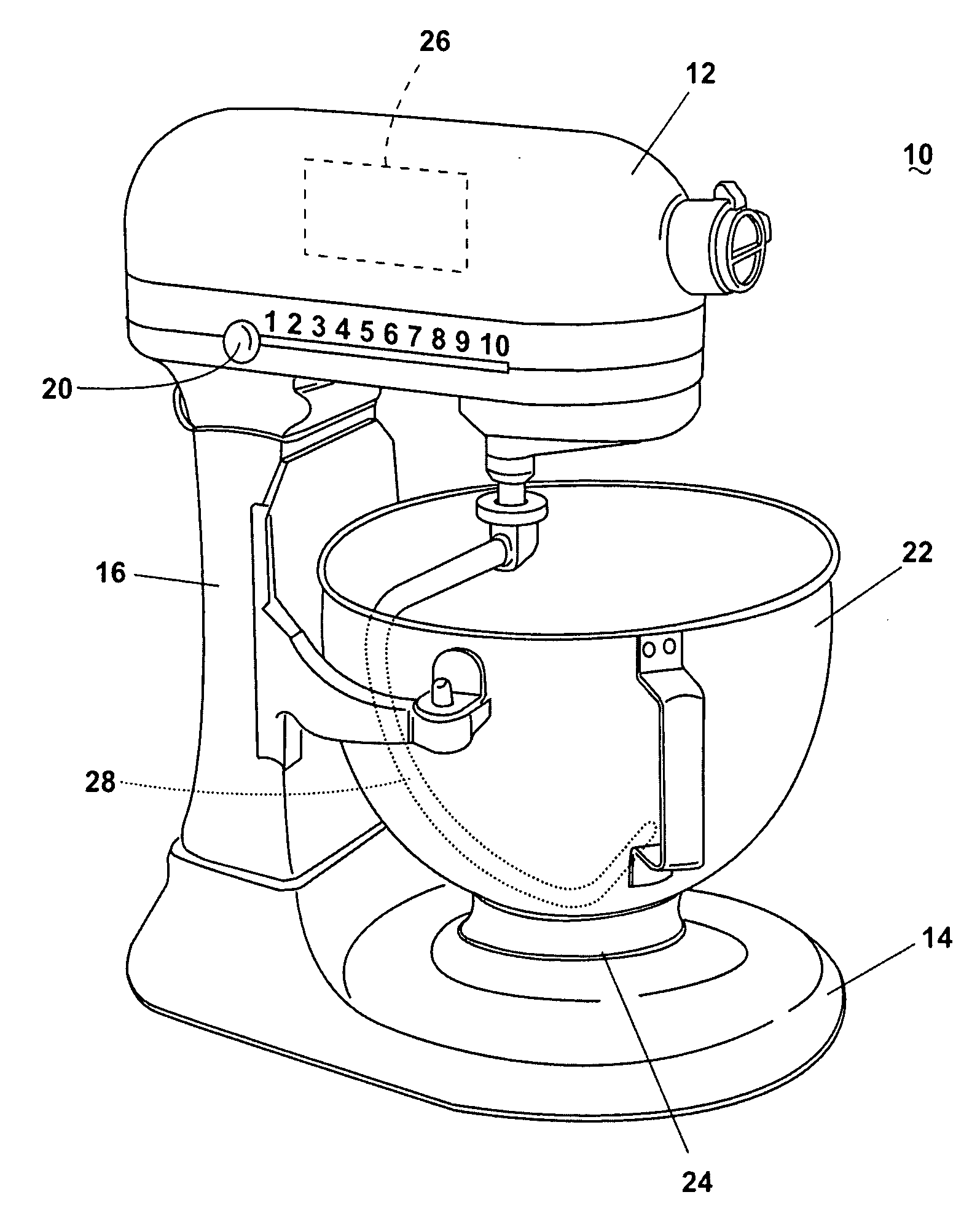 Smoothing motor speed during mixing