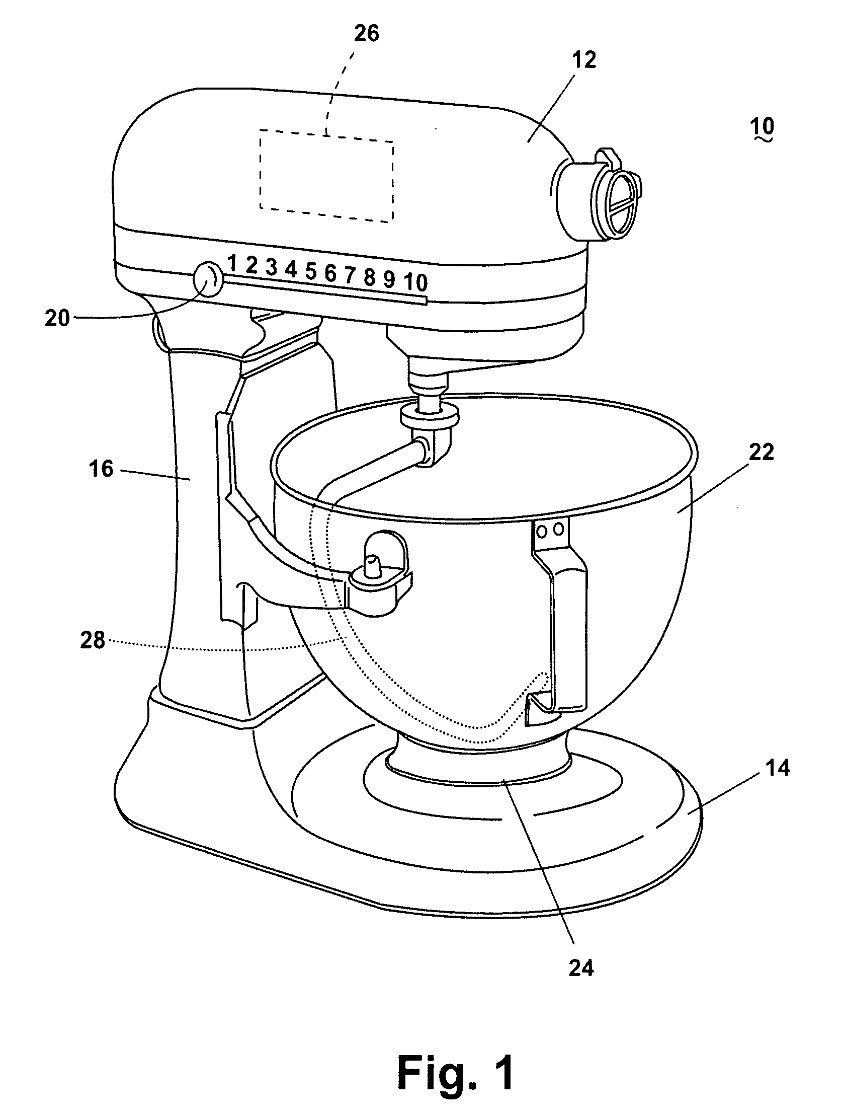 Smoothing motor speed during mixing