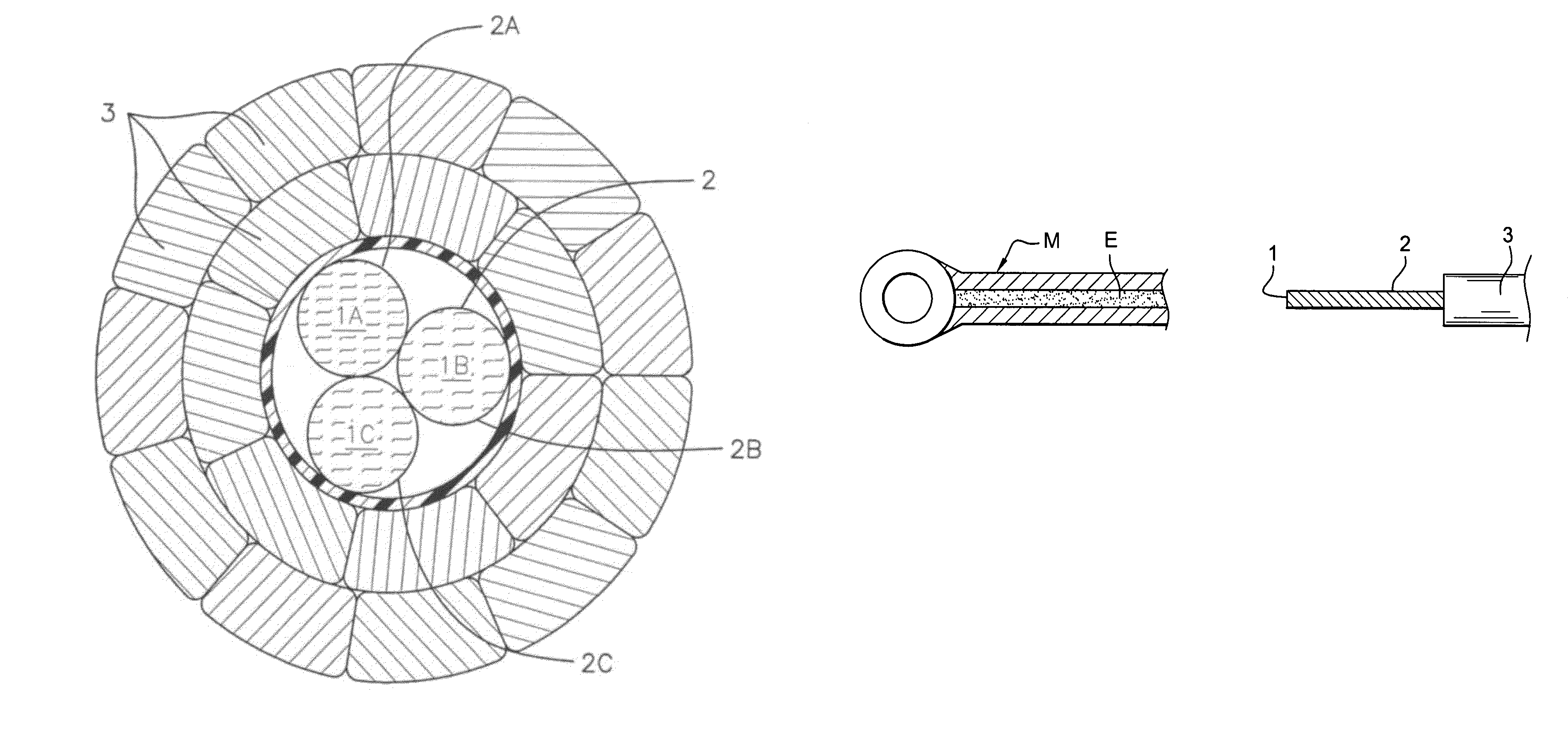 Power transmission conductor for an overhead line