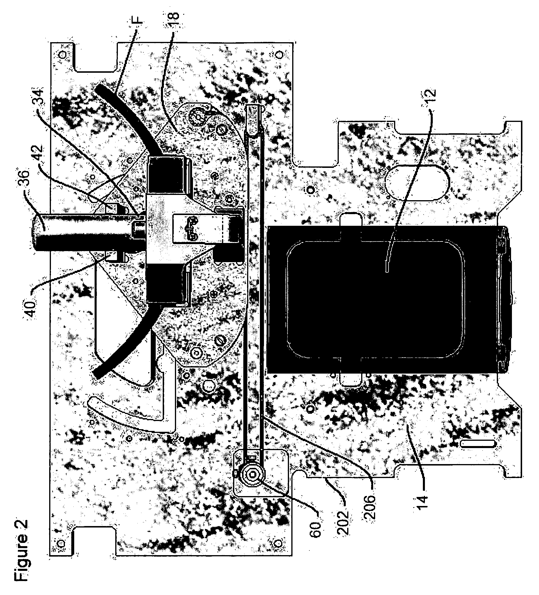 Holding mechanism for use with an ophthalmic tracer, and method