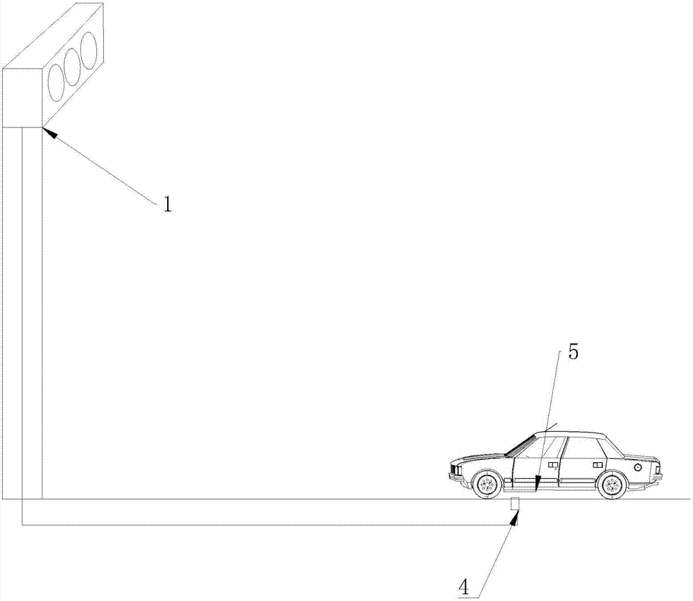 Vehicle-mounted traffic signal combined identification system