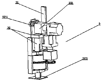 Installation equipment for municipal inspection well cover