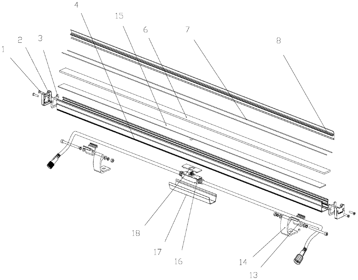 Wall washing lamp and assembly method thereof