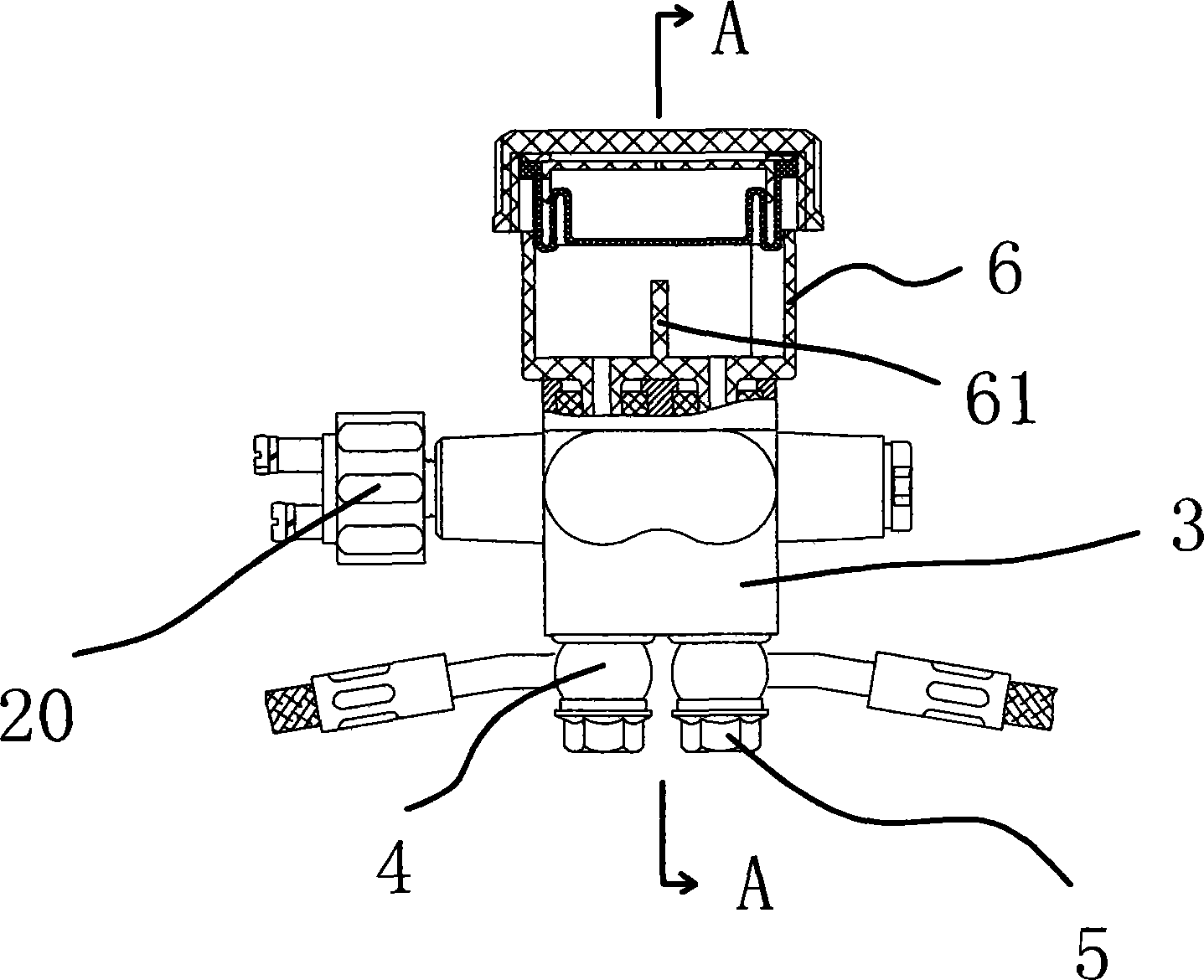 One-to-four front and rear linkage brake pump