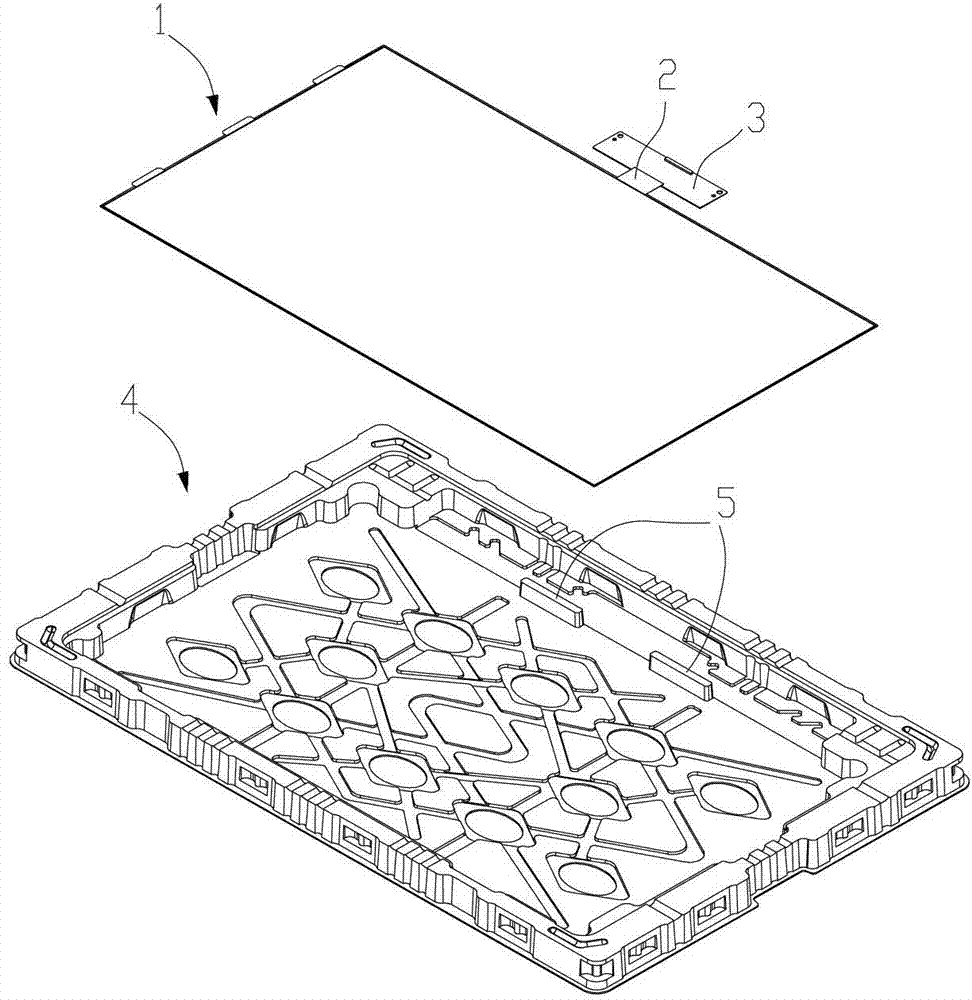 Tray with limit structure