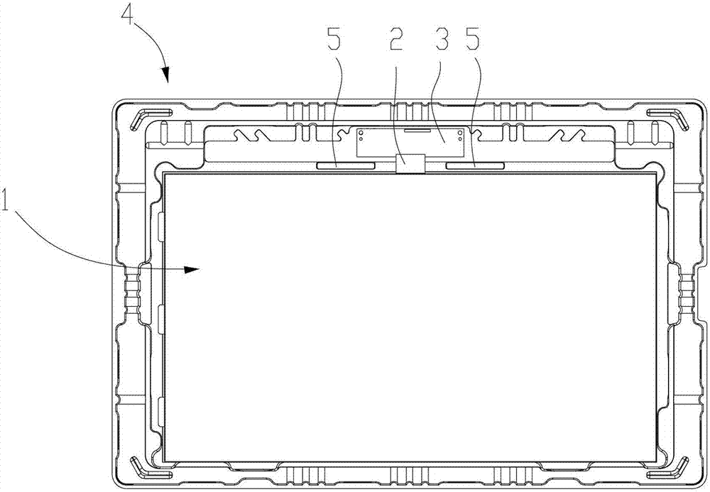 Tray with limit structure