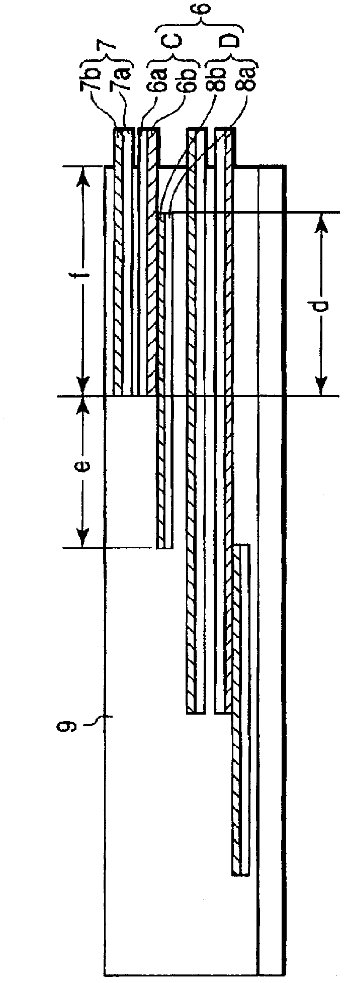 Current terminal structure of superconducting wire material and superconducting cable having this current terminal structure