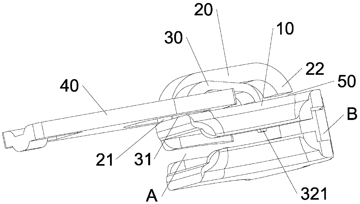 One-time stamping automatic slider