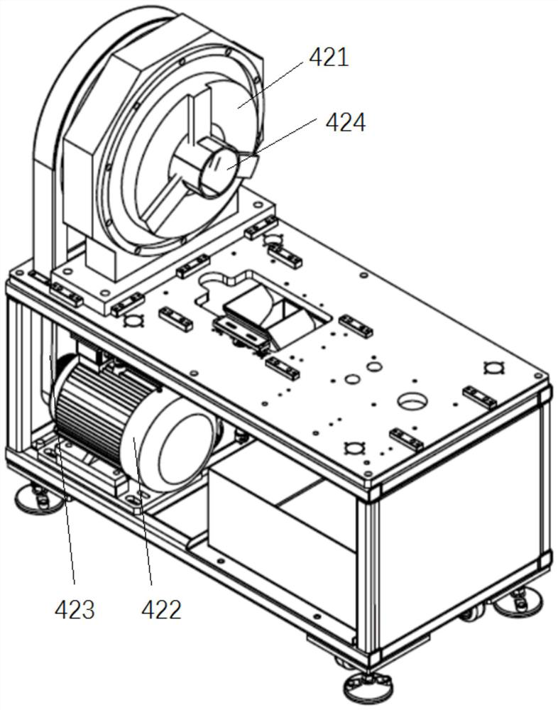 Fixed-length cutting-off and end face shaping device