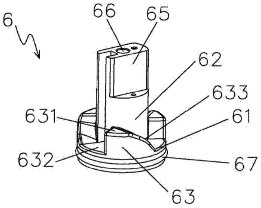 Movable coffee brewing head structure and coffee machine using same