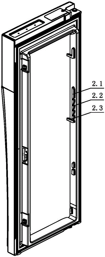 Adjusting structure of refrigerator storage rack