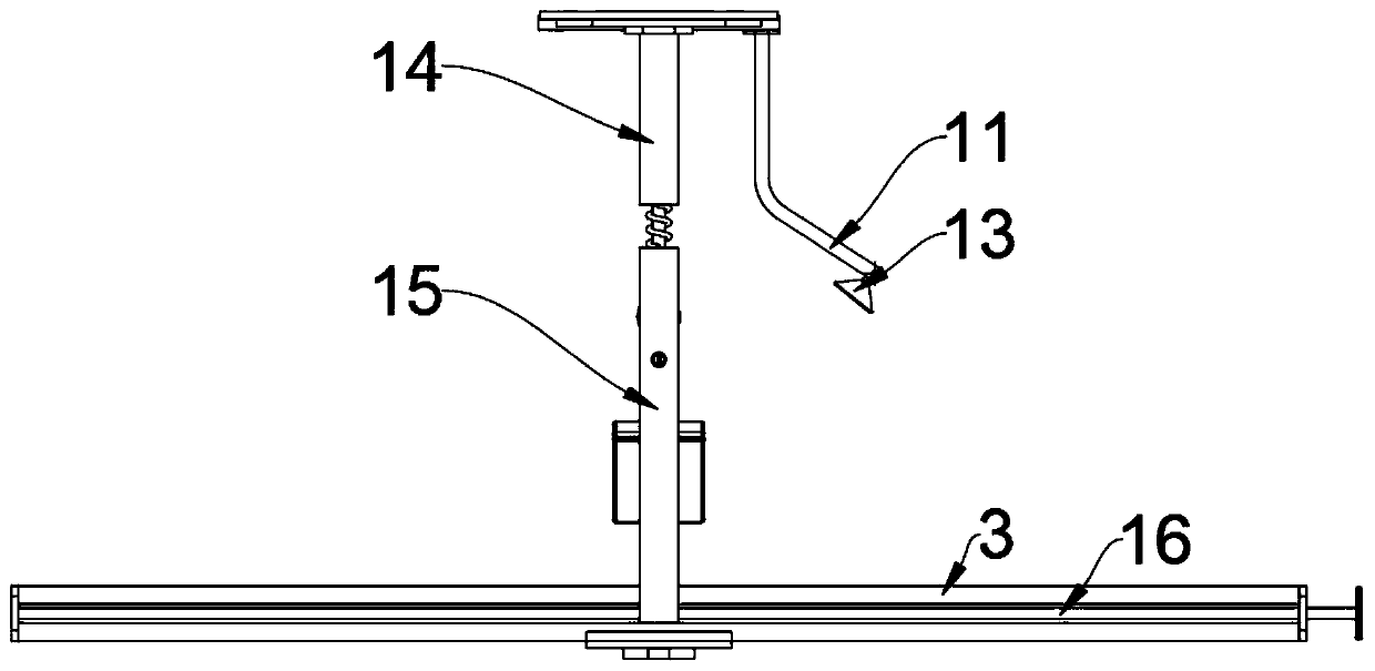 Medical clinical treatment auxiliary surgery device for gynecology department