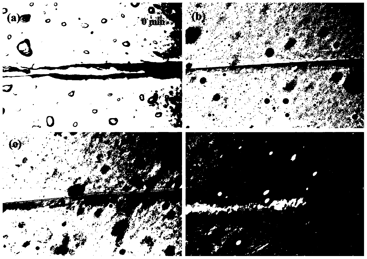 Damage self-healing polymer-based composite explosive and preparation method thereof