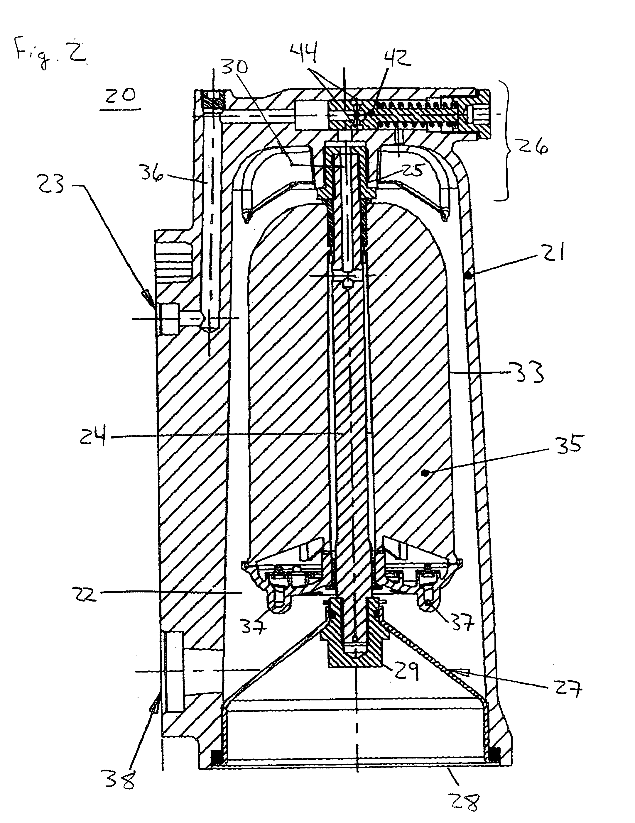 Centrifuge purification filter apparatus and method