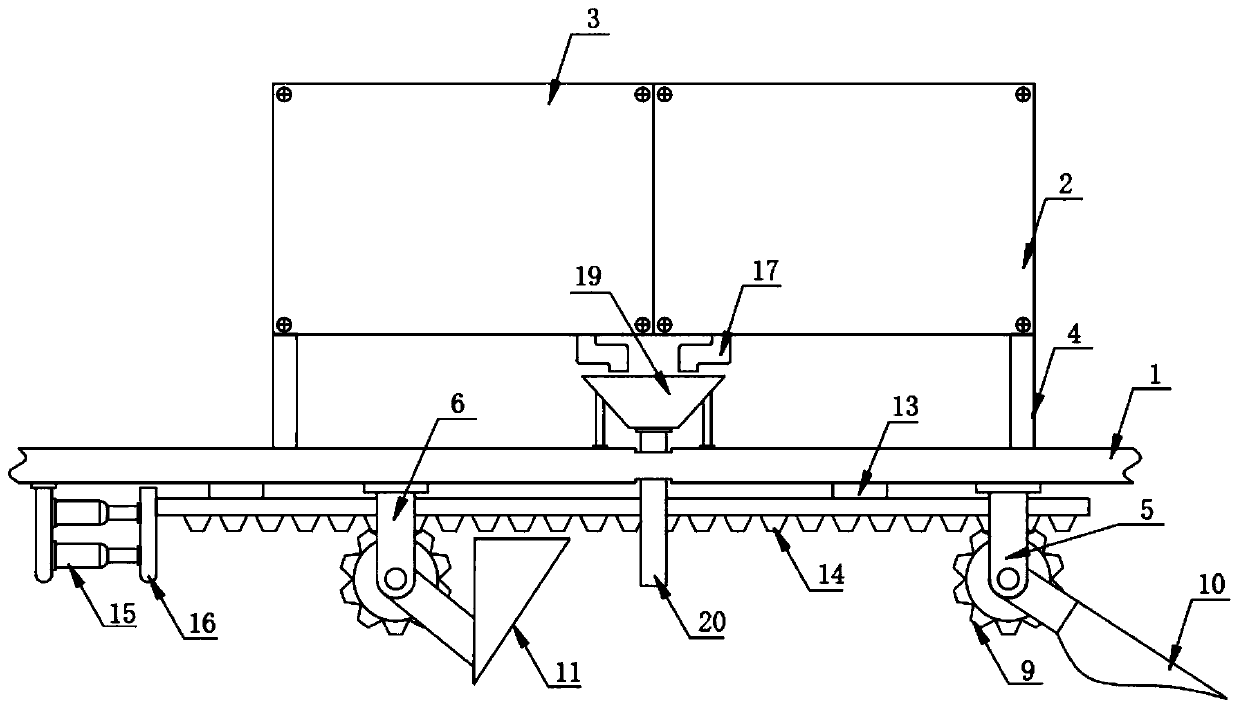 Planting seeder for facility agriculture