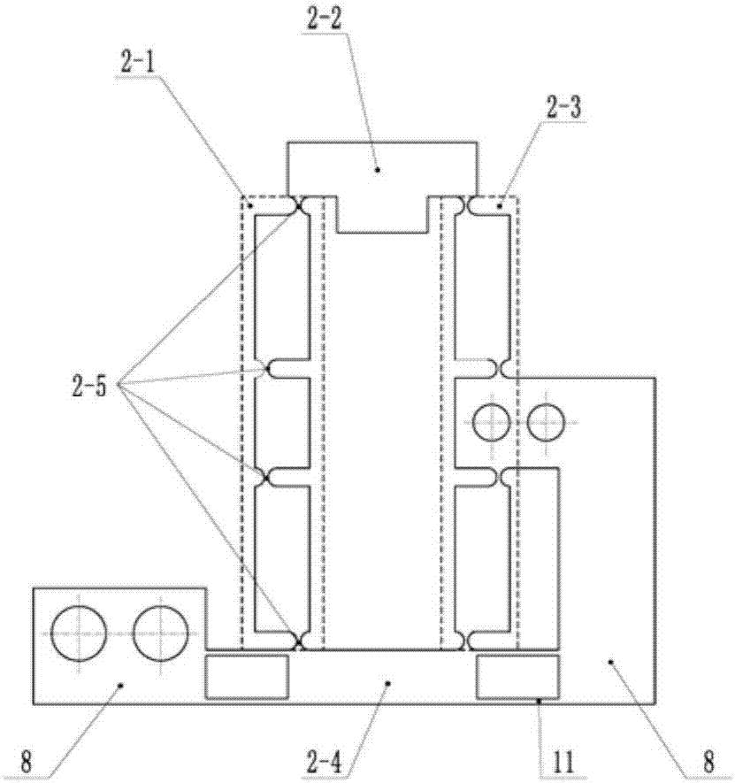 Piezoelectric drive type two-degree-of-freedom high-precision microoperation clamp