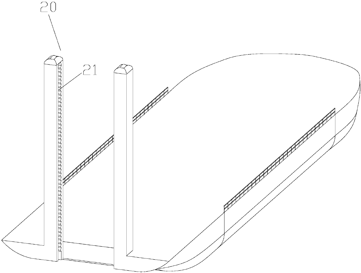 Hydraulic oblique push type offshore wind turbine installation system