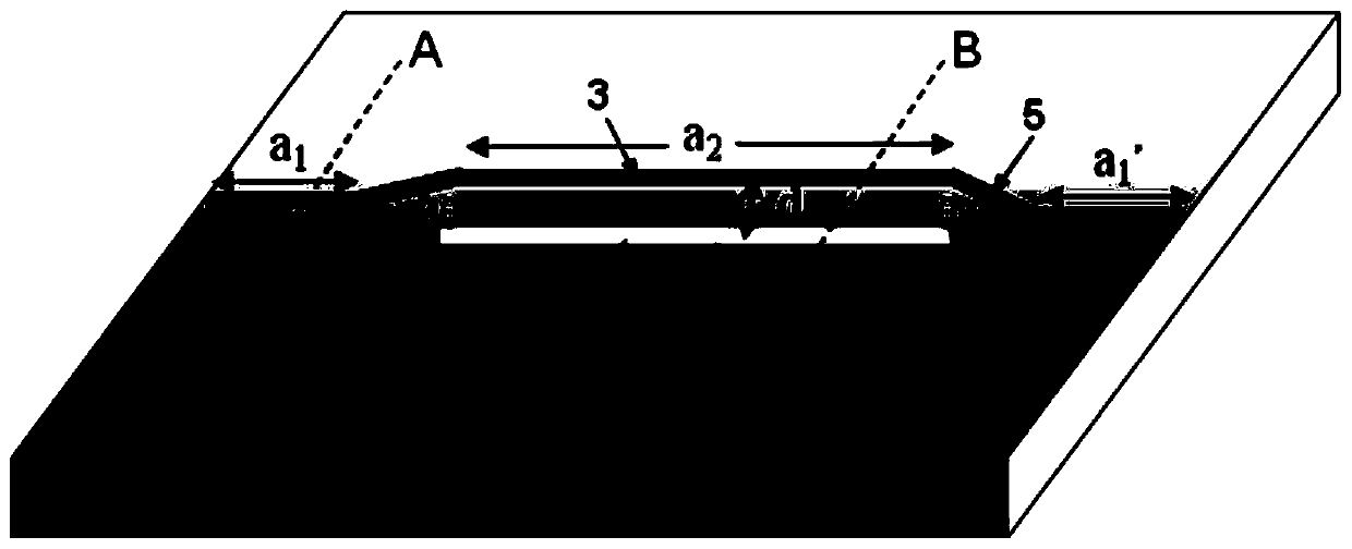 Asymmetric MZI optical waveguide-based temperature sensor and preparation method thereof