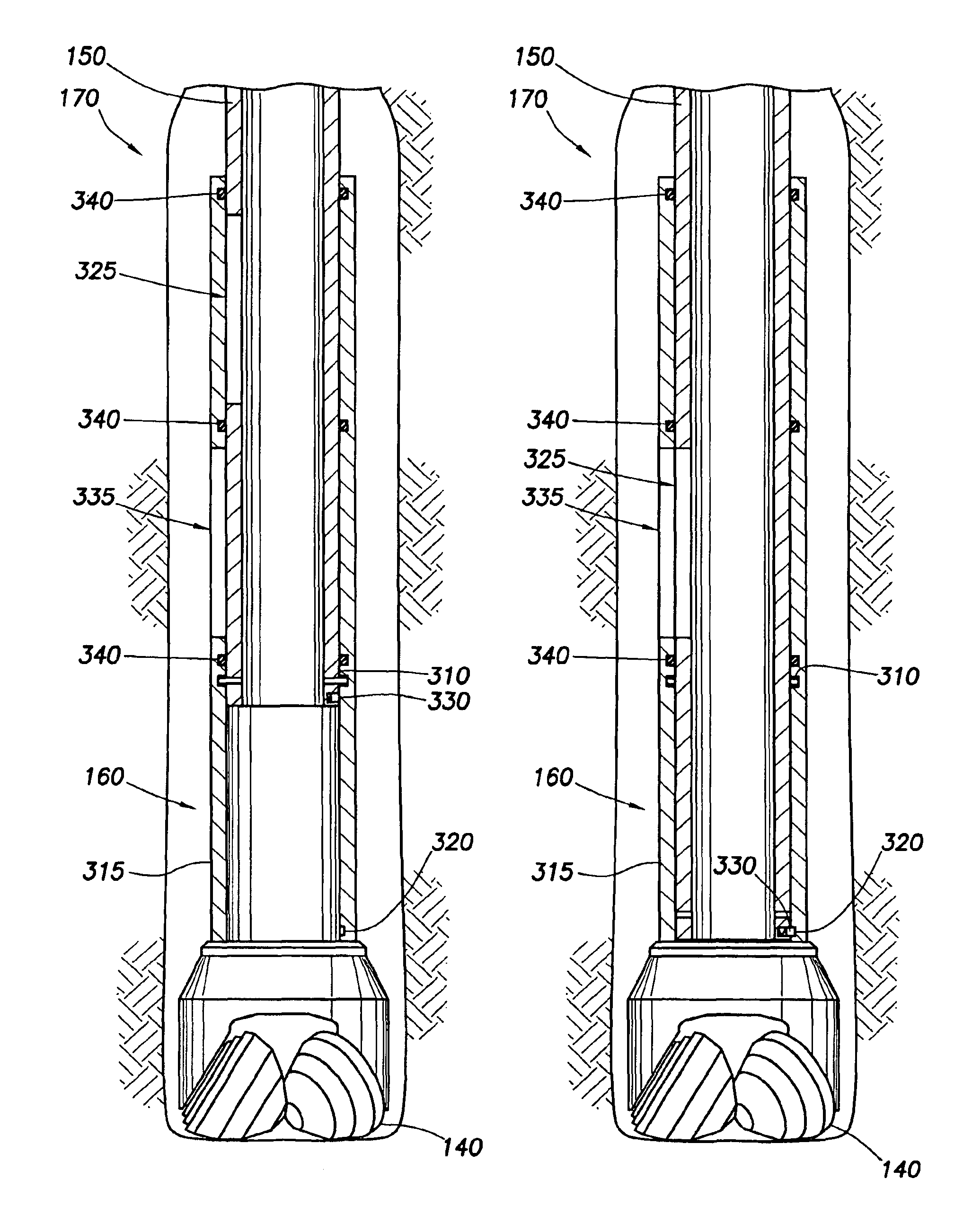 Apparatus and method of drilling with casing