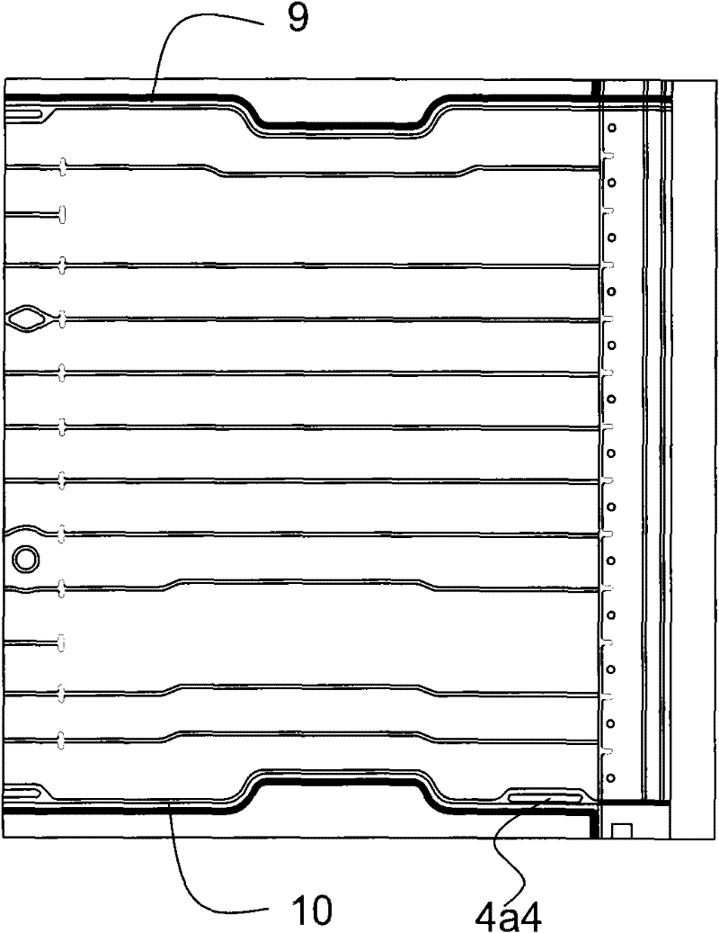 Three-layer air packing device and production method thereof