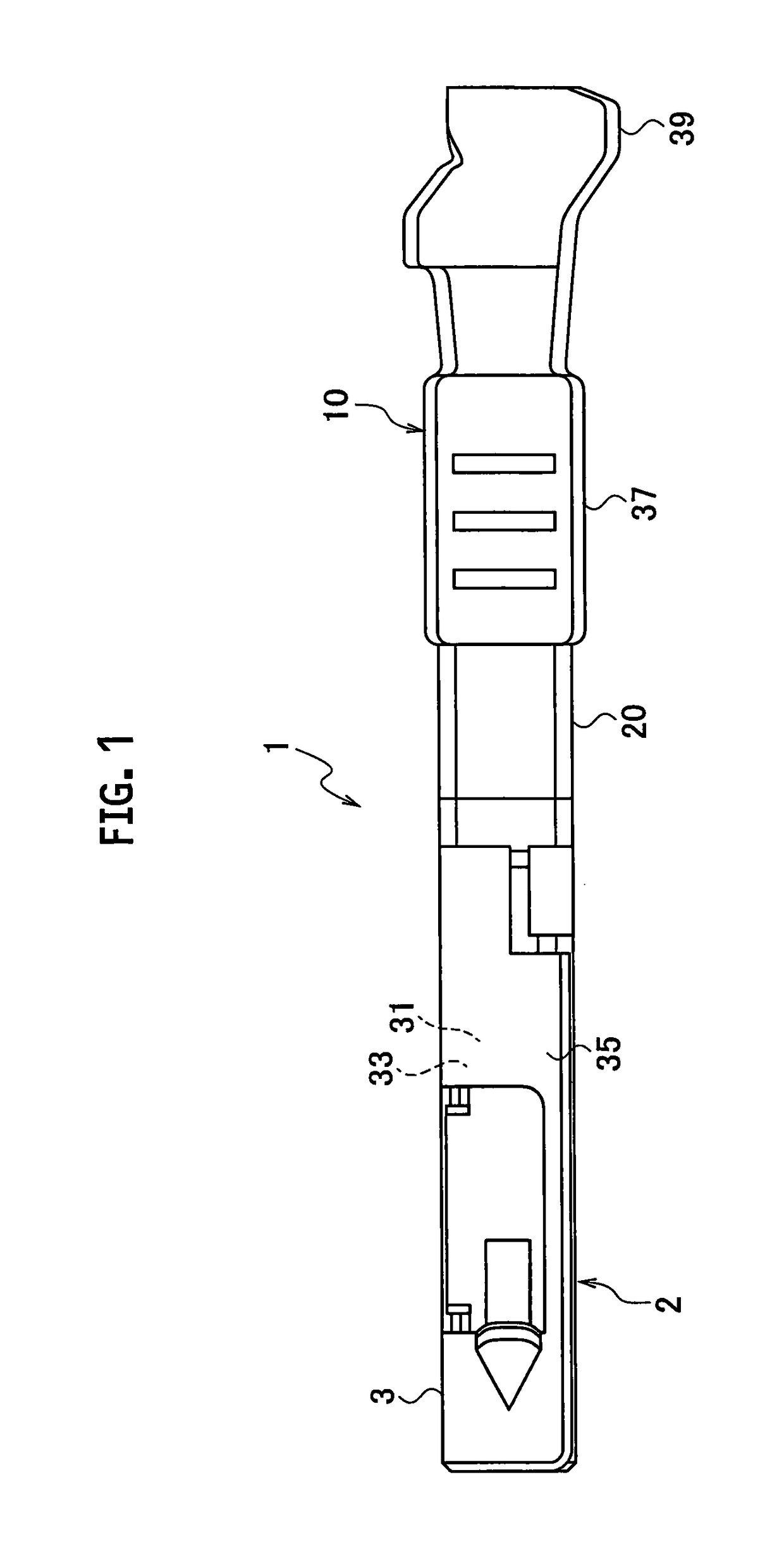 Minute current crimping terminal and minute current wire harness