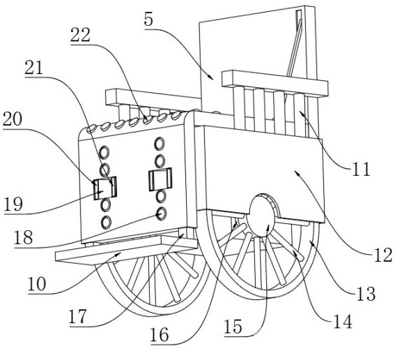 Auxiliary repair and treatment device for leg nerve with higher safety