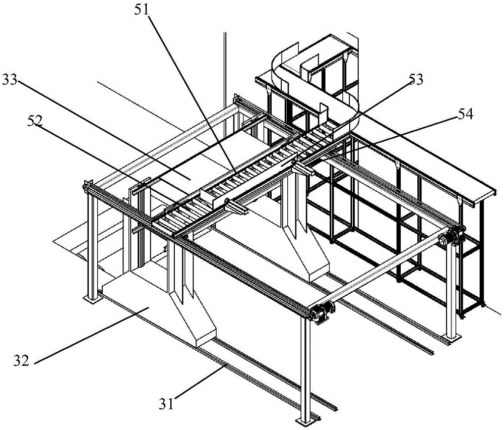 Automatic loading and stacking production line