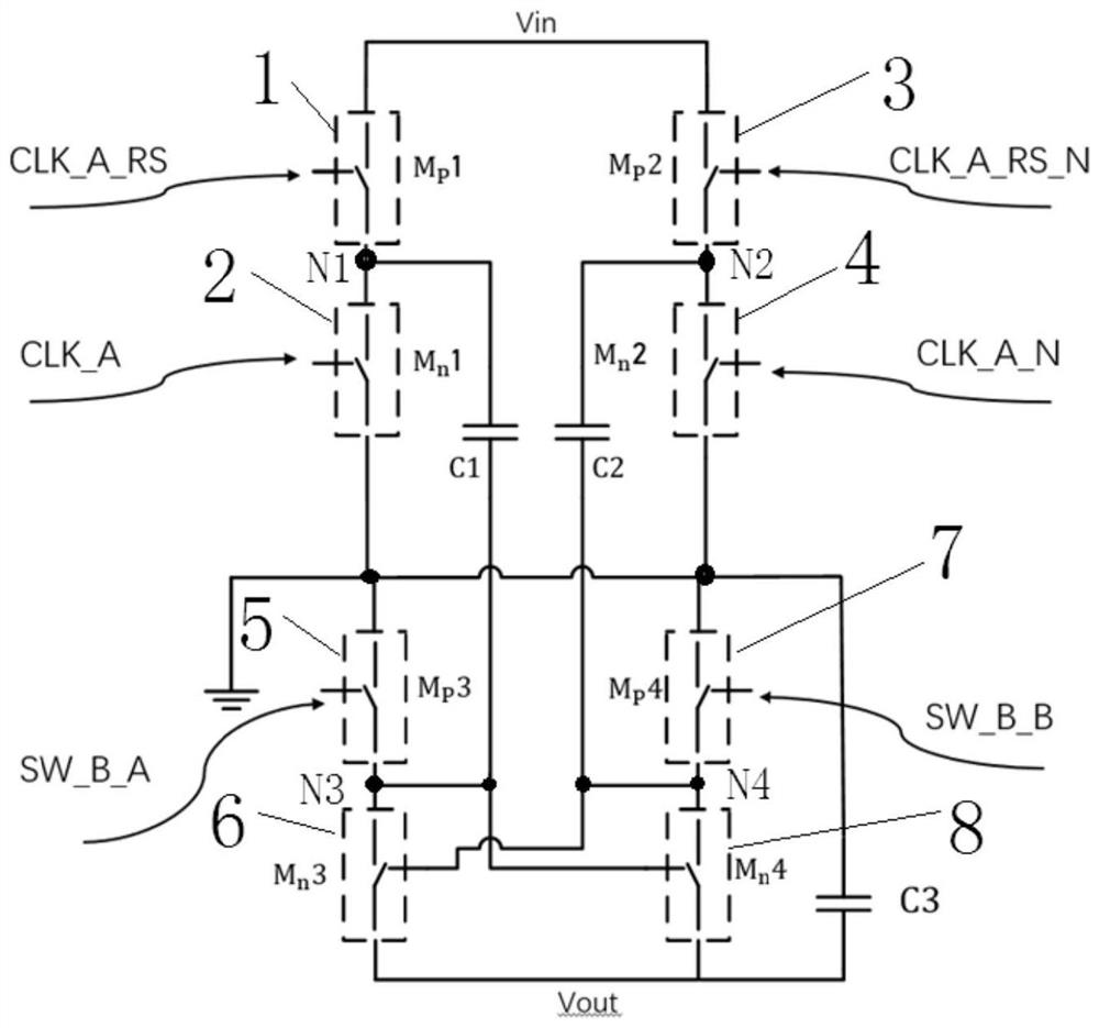 Low-voltage noise charge pump circuit