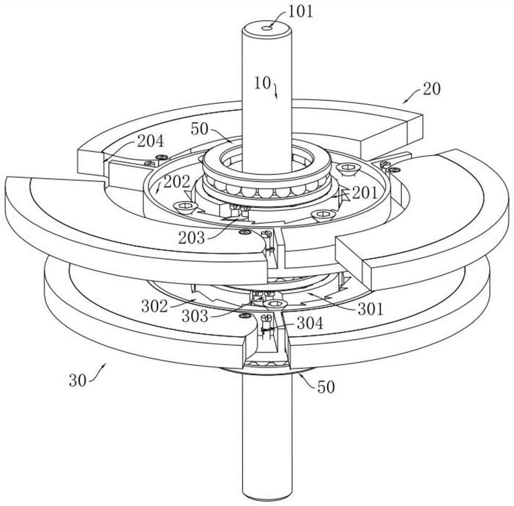 Ratchet wheel unfolding type flywheel capable of rotating bidirectionally for ball screw inerter