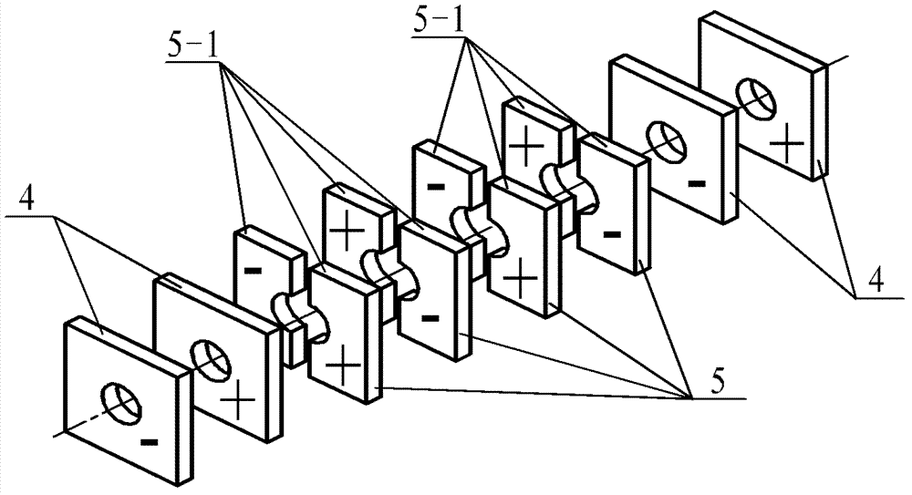 Longitudinal and bending composite mode sandwich two-foot ultrasonic linear motor oscillator with elastic support