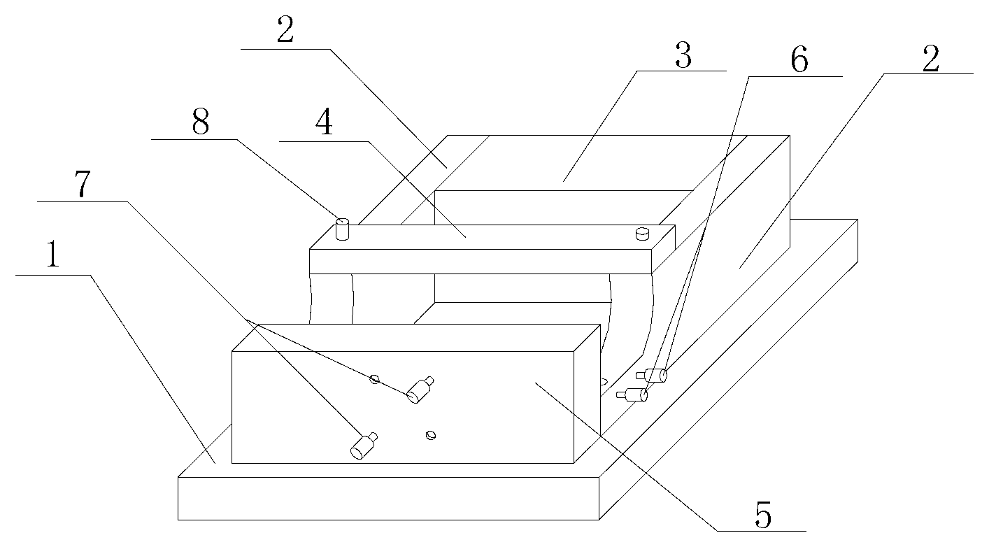 Clamp for gluing pentagonal prism