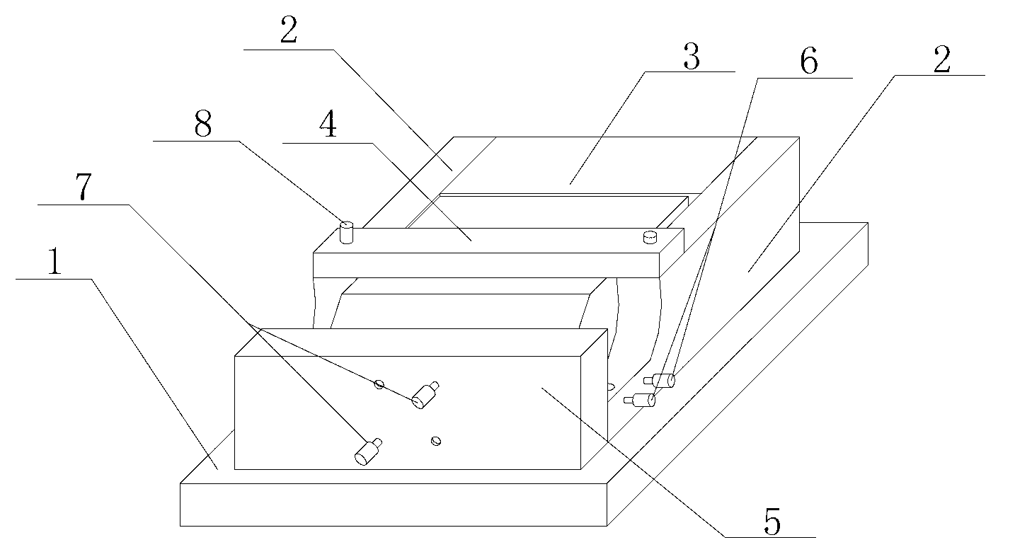 Clamp for gluing pentagonal prism