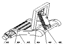 Tree branch smashing machine for smashing tree branches