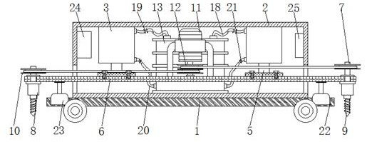 Movable building lifting device