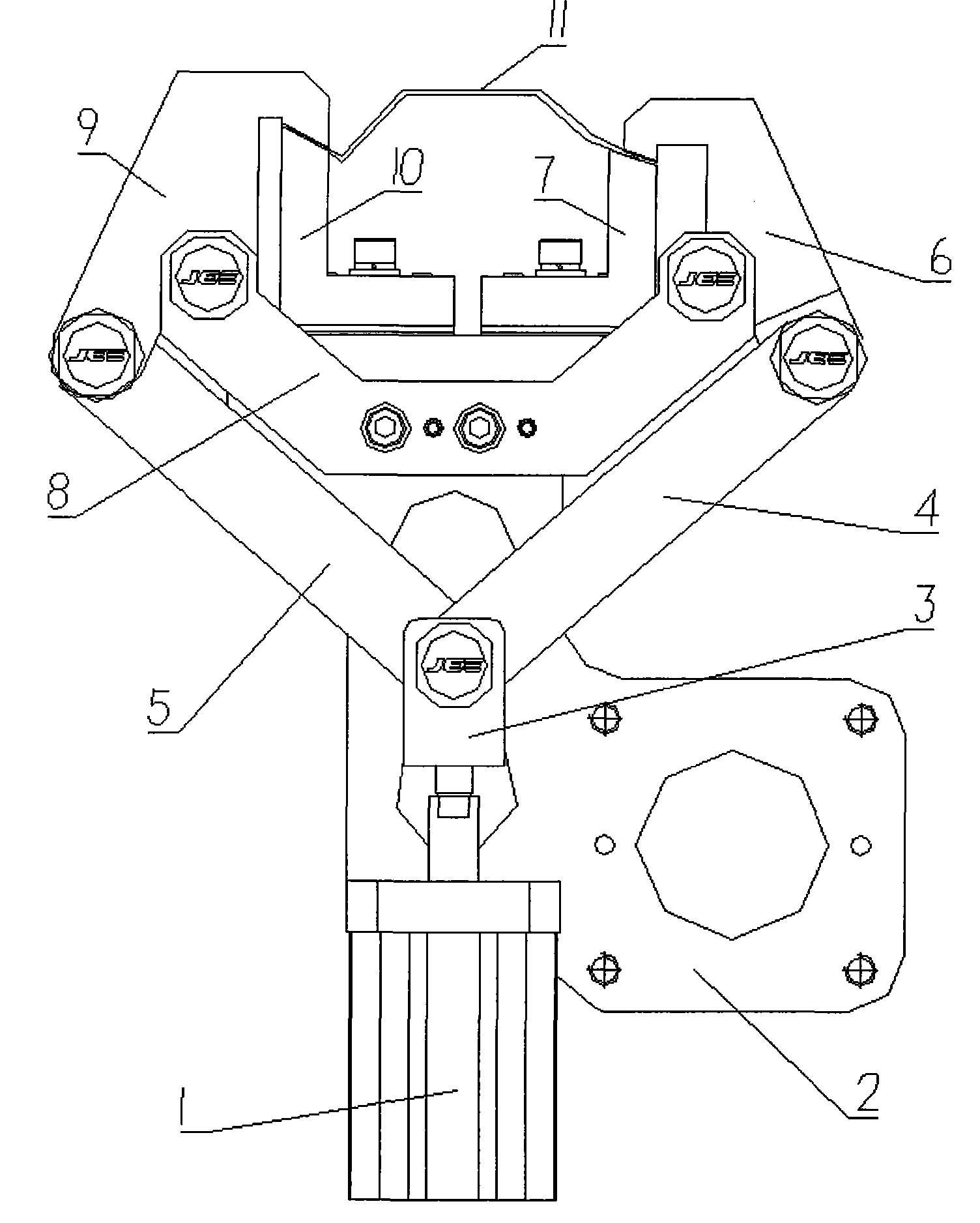 Synchronous clamping mechanism