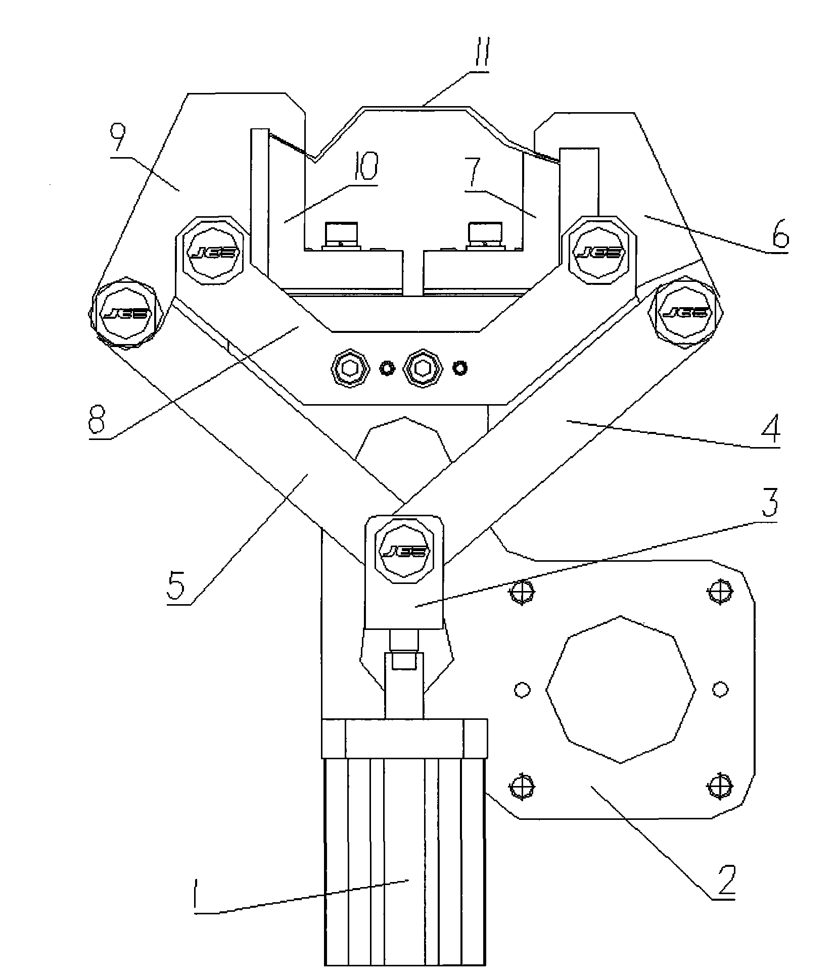 Synchronous clamping mechanism