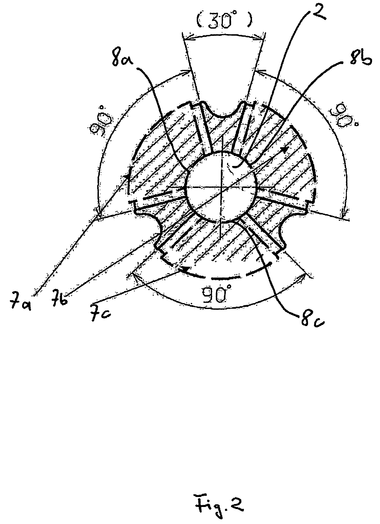 Clamping part and retention device having a clamping part of this type