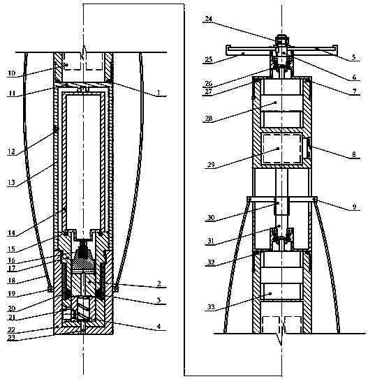 Intelligent blade lead screw spring supporting leg type vacuum sampler