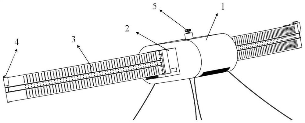 A floating breakwater garbage recovery system and its control method