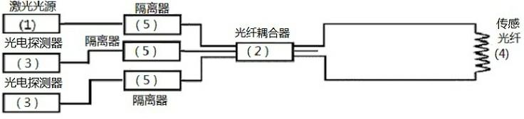 Optoelectronic system for measuring optical fiber interference signal