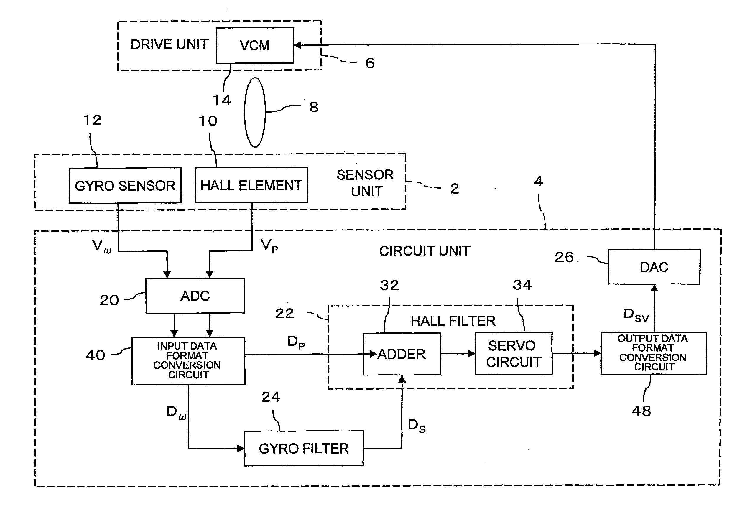 Control circuit for image-capturing device