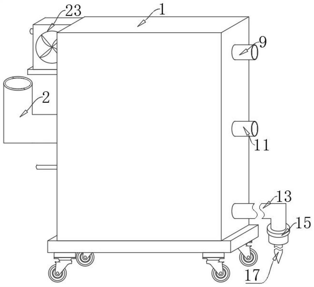 Clinical local anesthesia spraying device for anesthesiology department