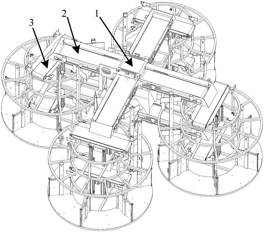 Rotating type static allocation infusion bag intelligent sorting system and method thereof