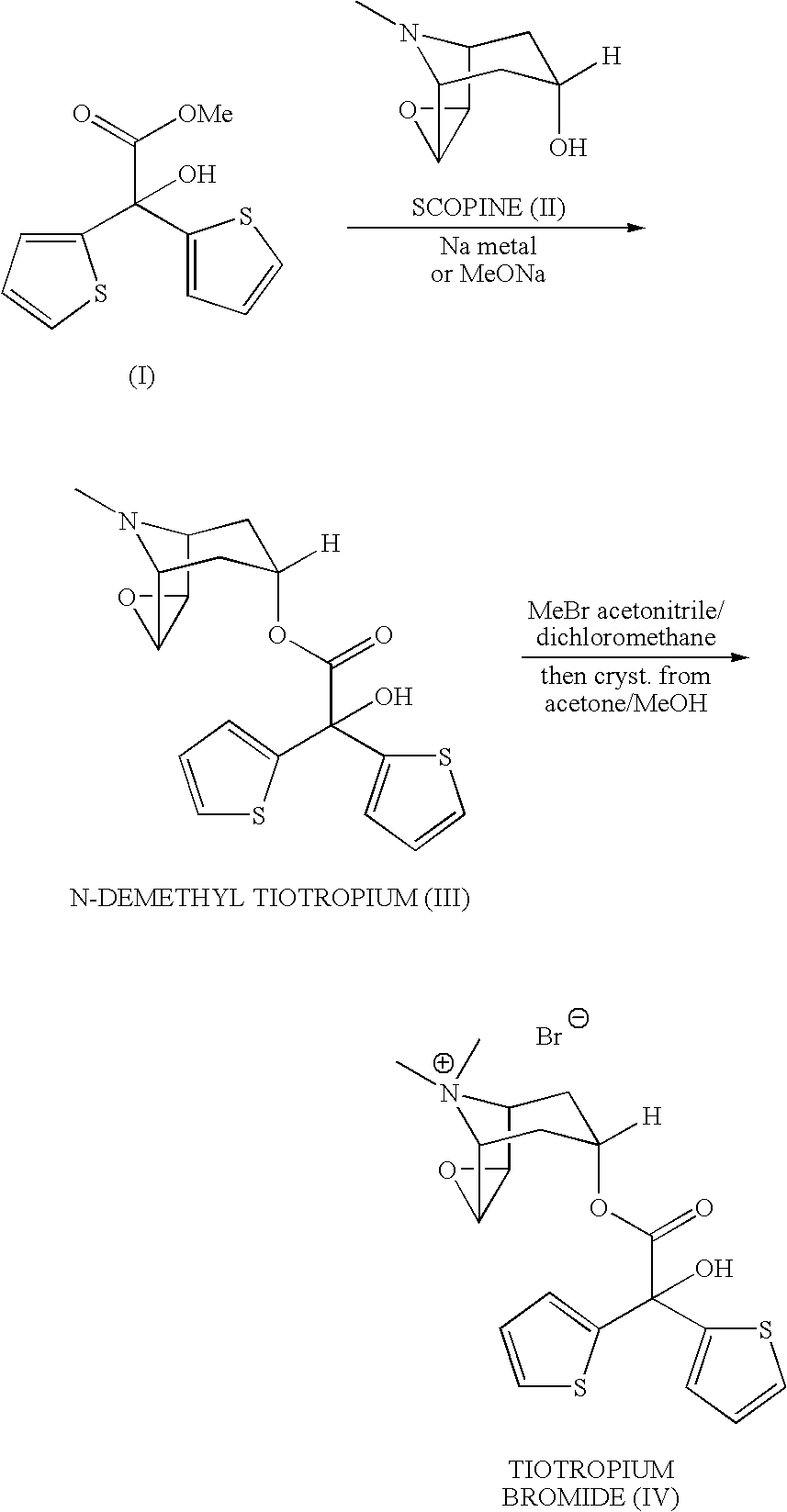 Process for the preparation of tiotropium bromide