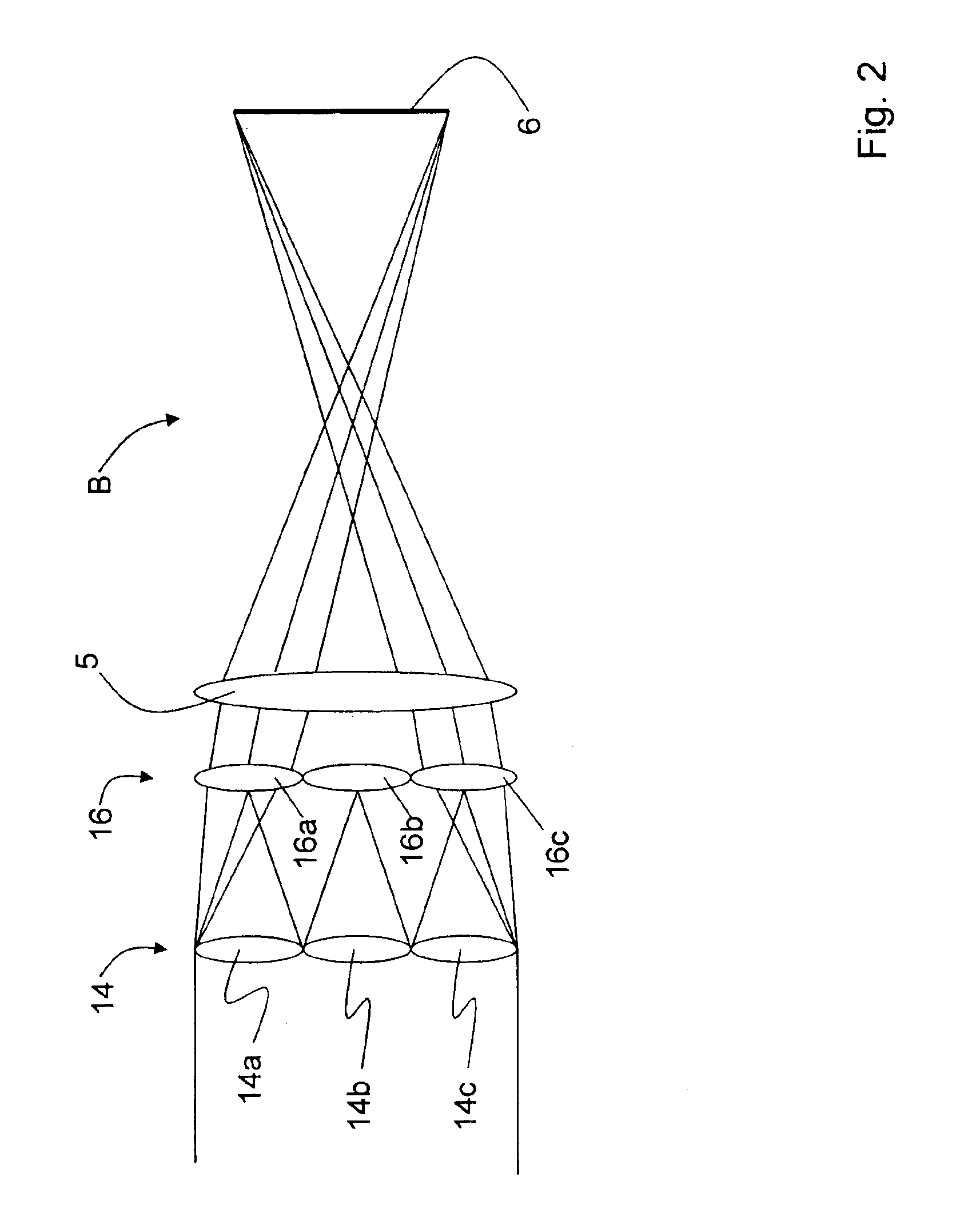 Compact work light with high illumination uniformity