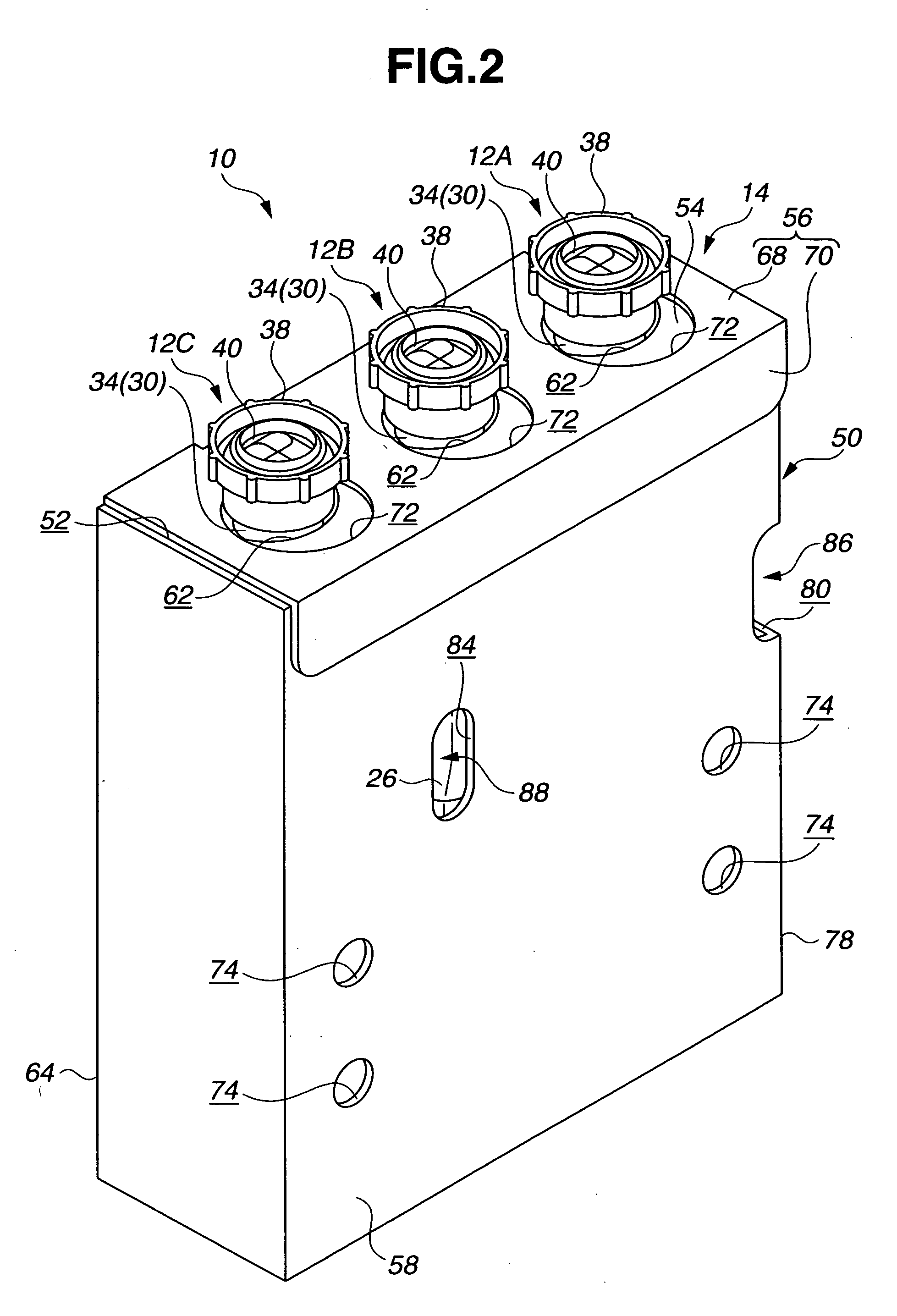 Photographic processing agent cartridge and container usable therein