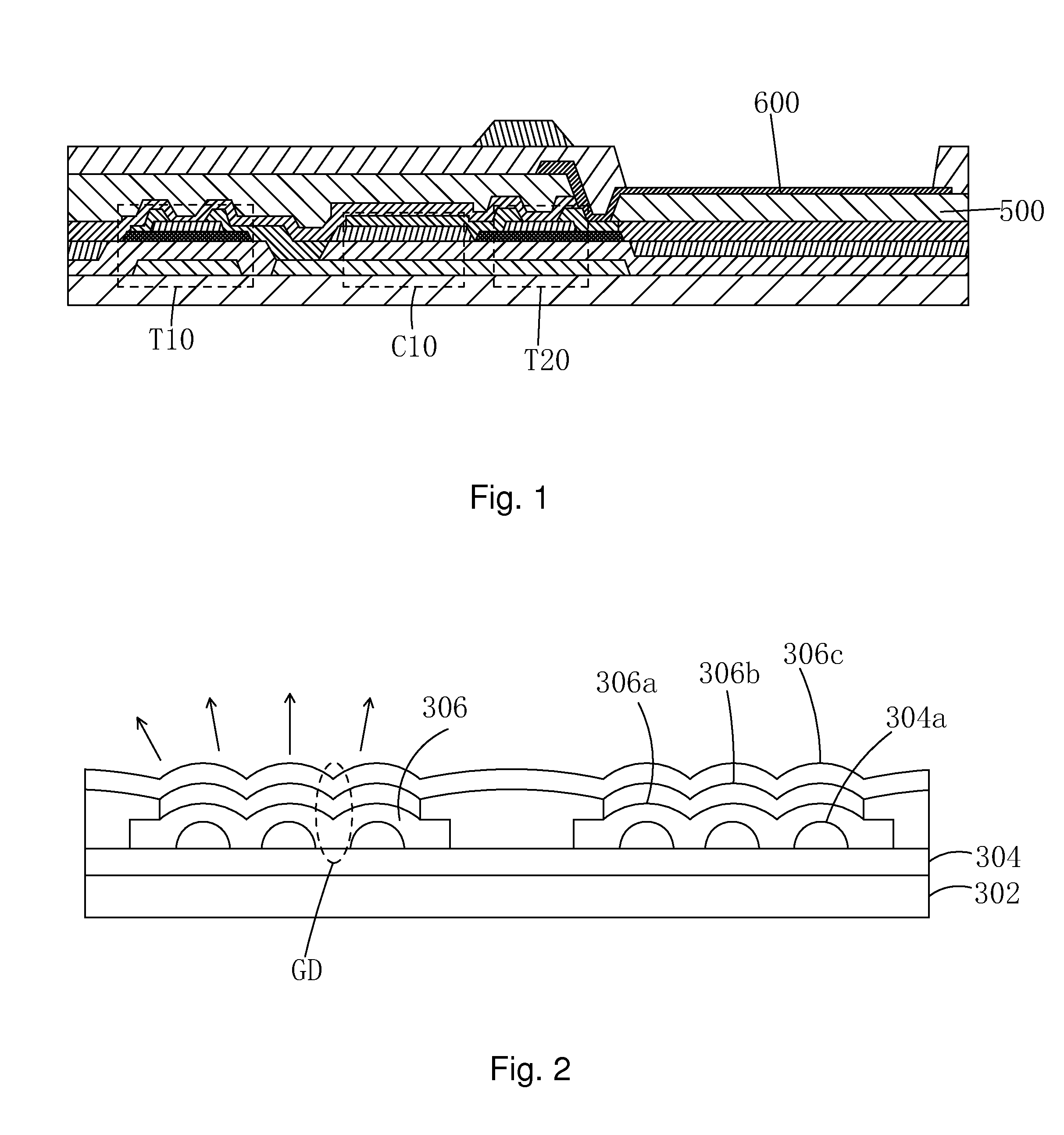 Amoled backplane structure and manufacturing method thereof