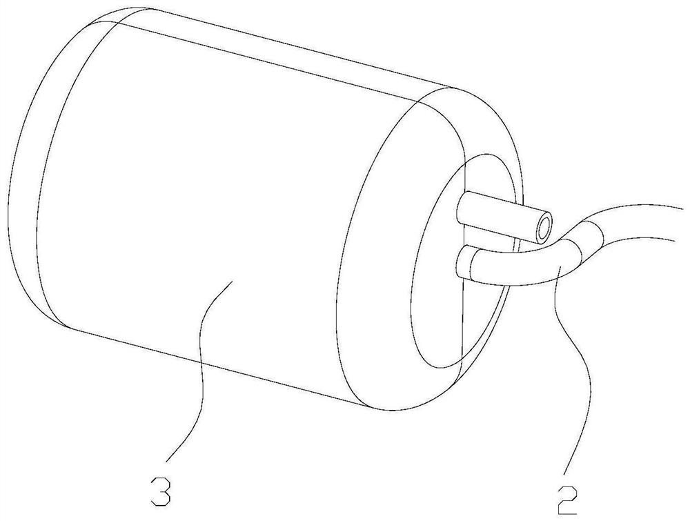 Vacuumizing device and refrigeration equipment